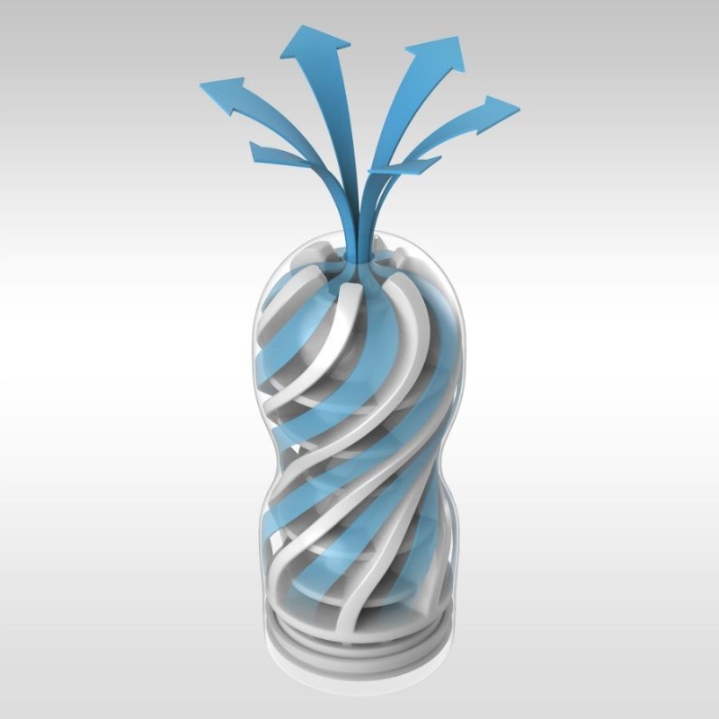 Tenga Air Cushion Cup Regular - Red (Renewal)