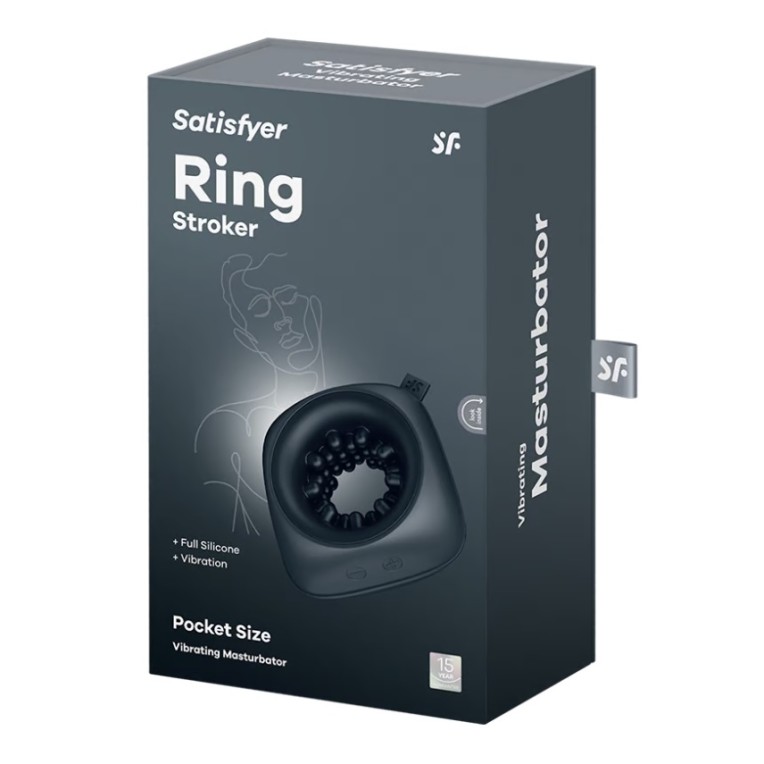 Satisfyer Ring Stroker - Black
