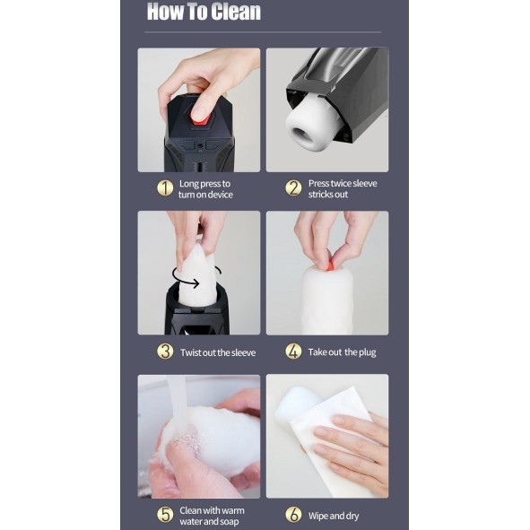 Drywell Lamborghini Auto Masturbator - Black