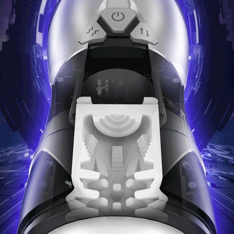 Drywell Dva Thrusting Masturbator - Dark Grey