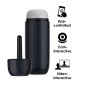 SVAKOM Sam Neo 2 Pro Interactive Heating Masturbator - Dark Blue
