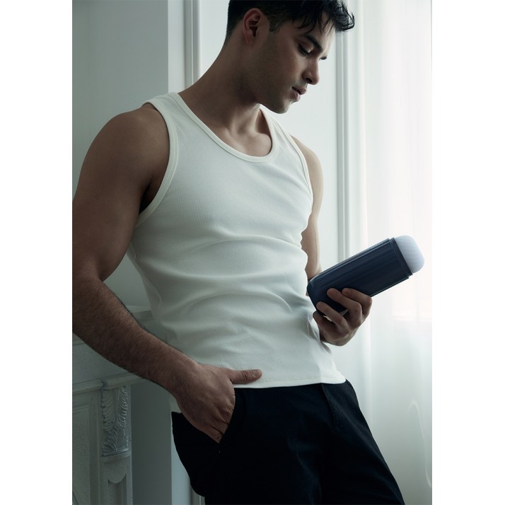 SVAKOM Sam Neo 2 Interactive Masturbator - Dark Blue