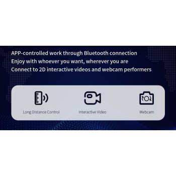 SVAKOM Alex Neo Thrusting Masturbator - Dark Blue