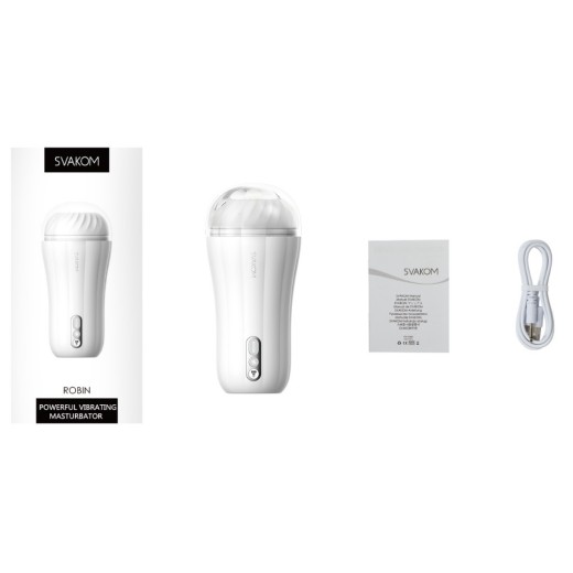 SVAKOM Robin Stroking Masturbator - White