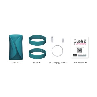 Lovense Gush 2 Vibrating Oscillating Penis Massager