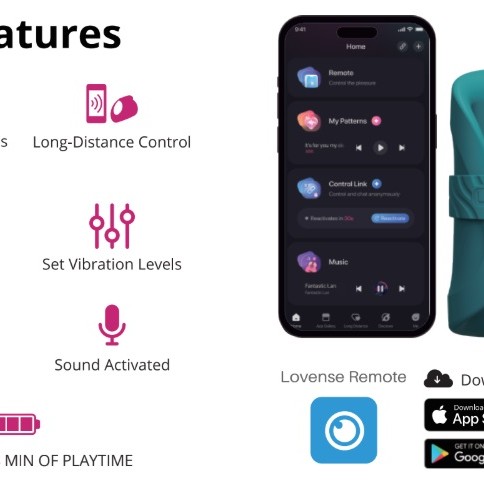 Lovense Gush 2 Vibrating Oscillating Penis Massager