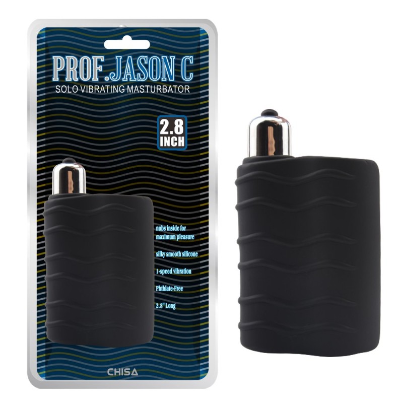 Chisa Solo Vibro Masturbator - Black