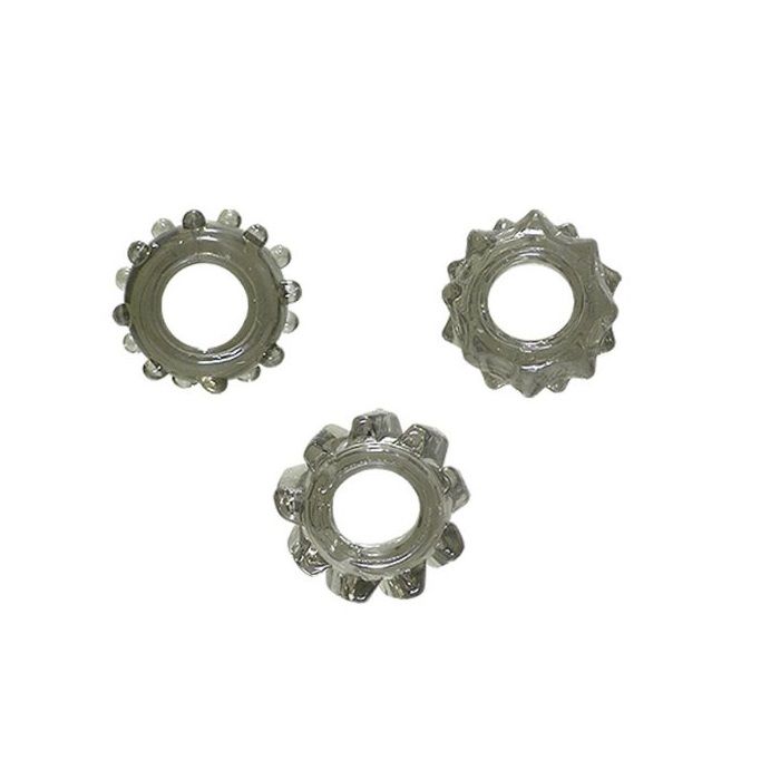 Mode Design Super Cock Ring Starshape - Smoke