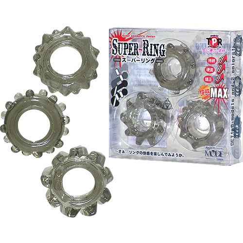 Mode Design Super Cock Ring Starshape - Smoke