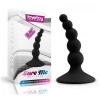 Lovetoy Lure Me Beaded Anal Plug - Black