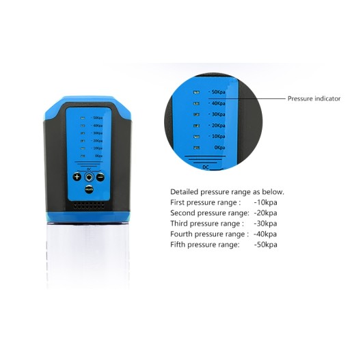 Canwin Penis Auto Pump - Blue