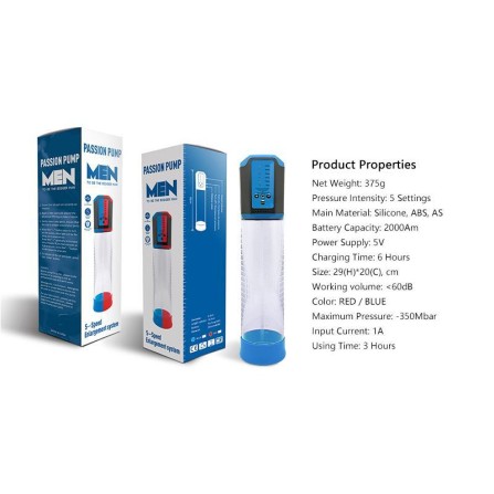 Canwin Penis Auto Pump - Blue