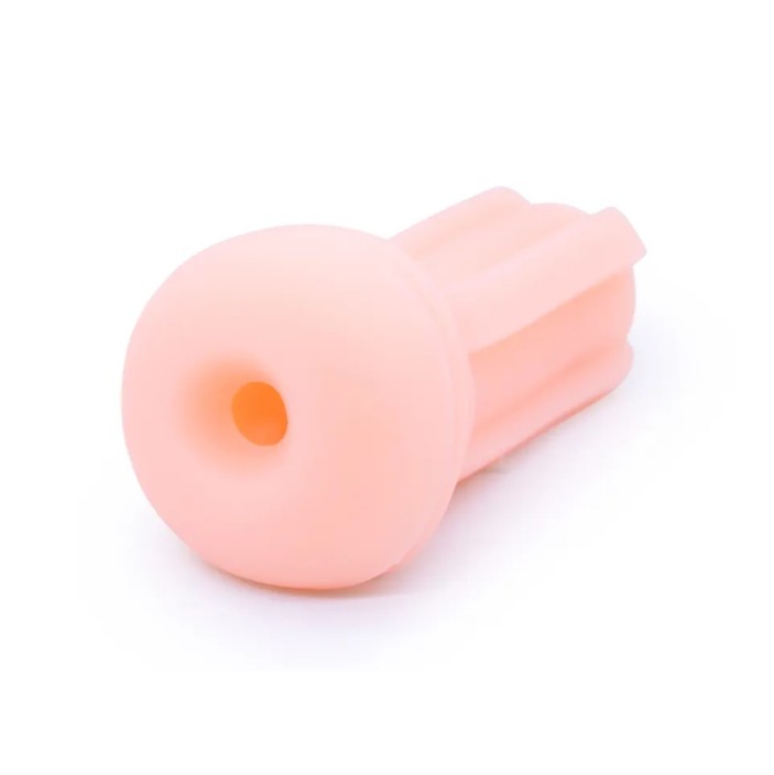 Canwin Dildo Shape Pump Masturbator w Flesh Sleeve