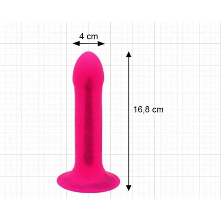Adrien Lastic 6.6'' Silicone Dildo - Red