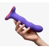 Fun Factory Bouncer Rumbling Dildo - Flashy Purple