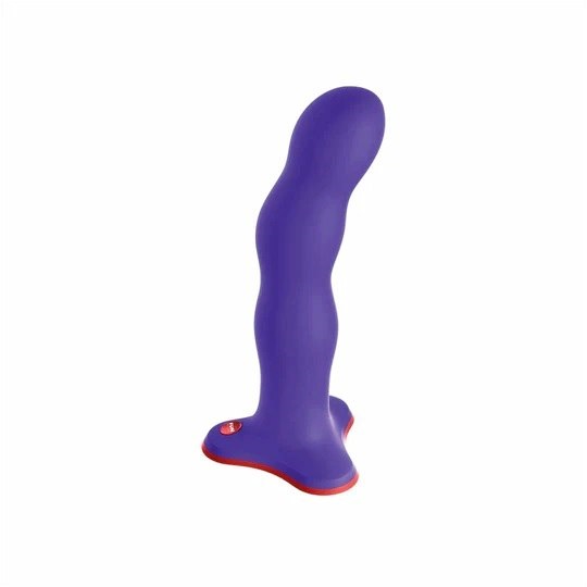 Fun Factory Bouncer Rumbling Dildo - Flashy Purple