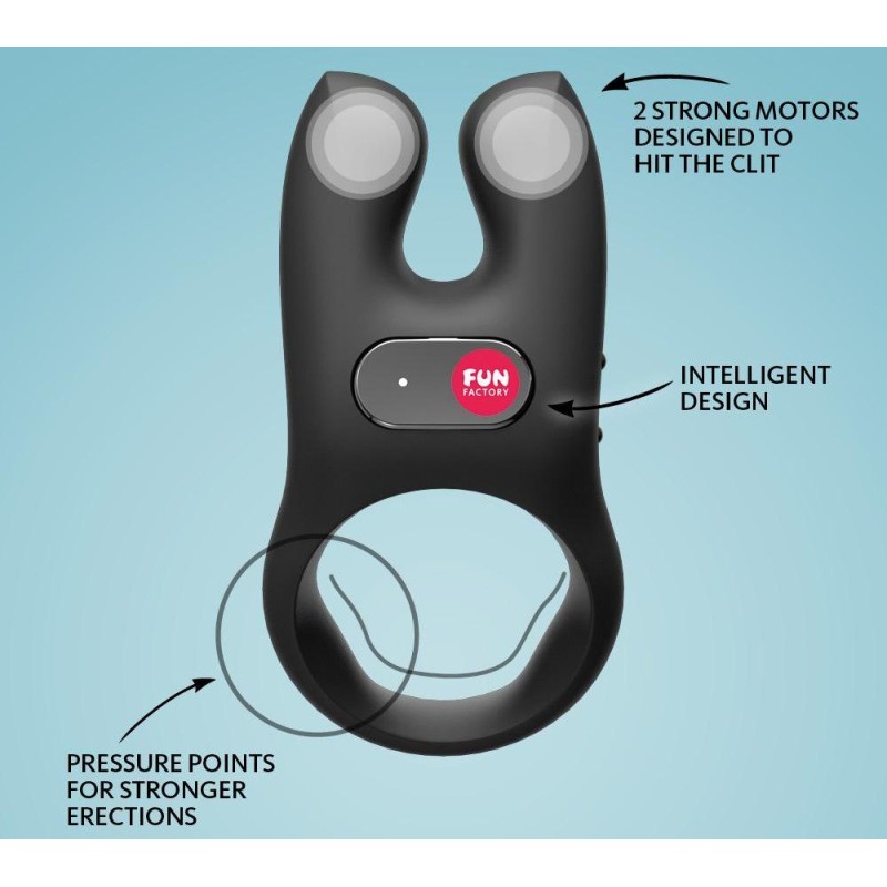 Fun Factory Nos Vibro Ring - Black