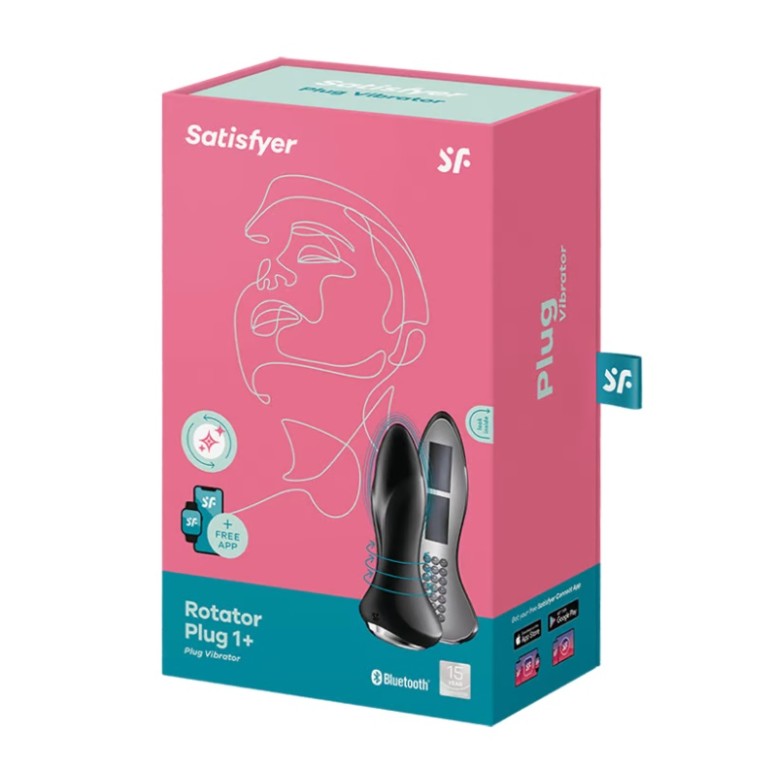 Satisfyer Rotator APP Plug 1 Plus - Black