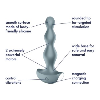 Satisfyer Lolli Plug 2 Vibrator - Ice Blue