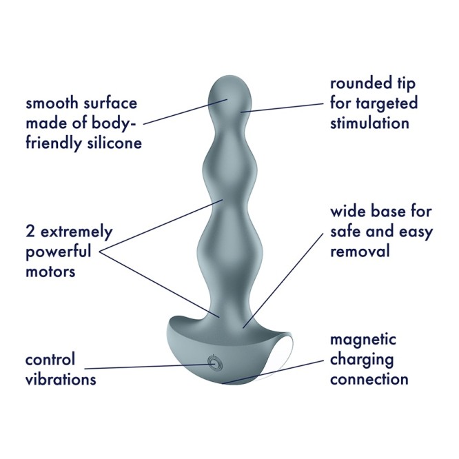 Satisfyer Lolli Plug 2 Vibrator - Ice Blue