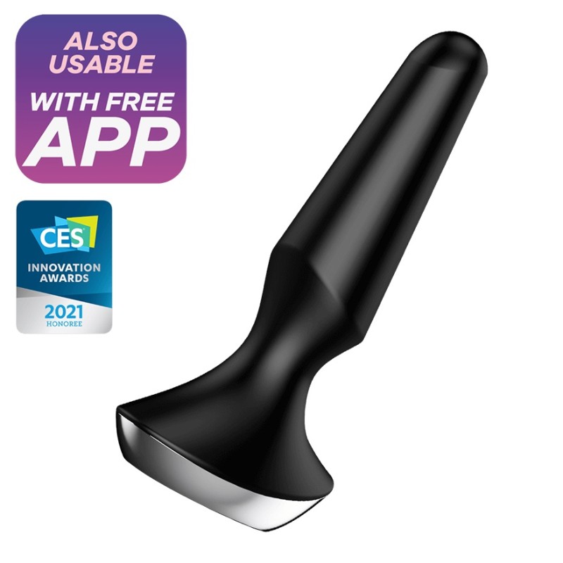 Satisfyer Plug-ilicious 2 Vibrator - Black