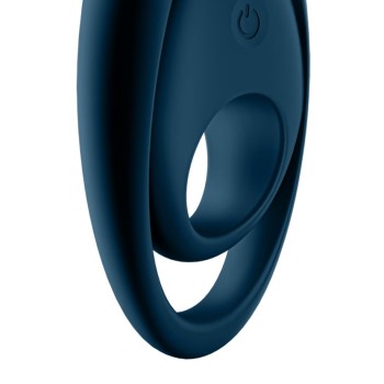 Satisfyer Glorious Duo Vibro Ring - Dark Blue