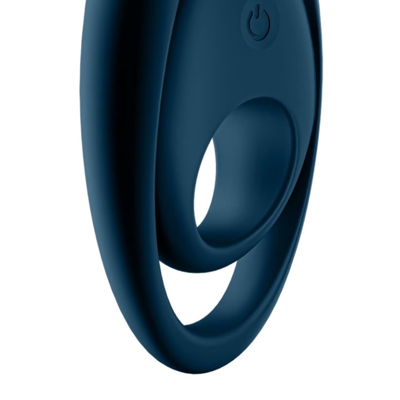 Satisfyer Glorious Duo Vibro Ring - Dark Blue