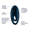 Satisfyer Glorious Duo Vibro Ring - Dark Blue