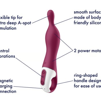 Satisfyer A-Mazing 1 A-Spot Vibrator - Berry