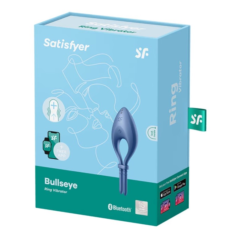 Satisfyer Bullseye Ring - Blue