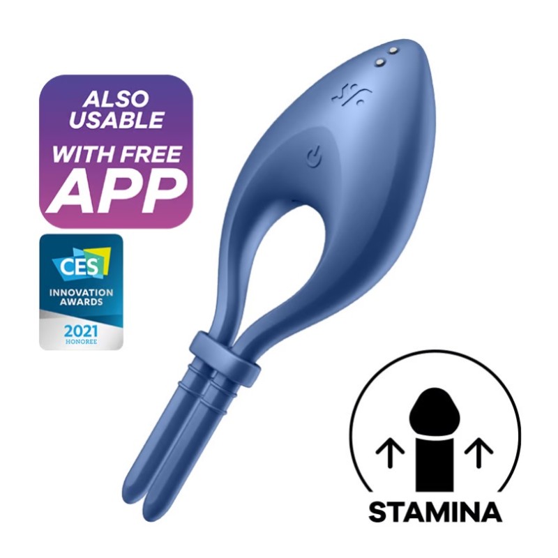 Satisfyer Bullseye Ring - Blue