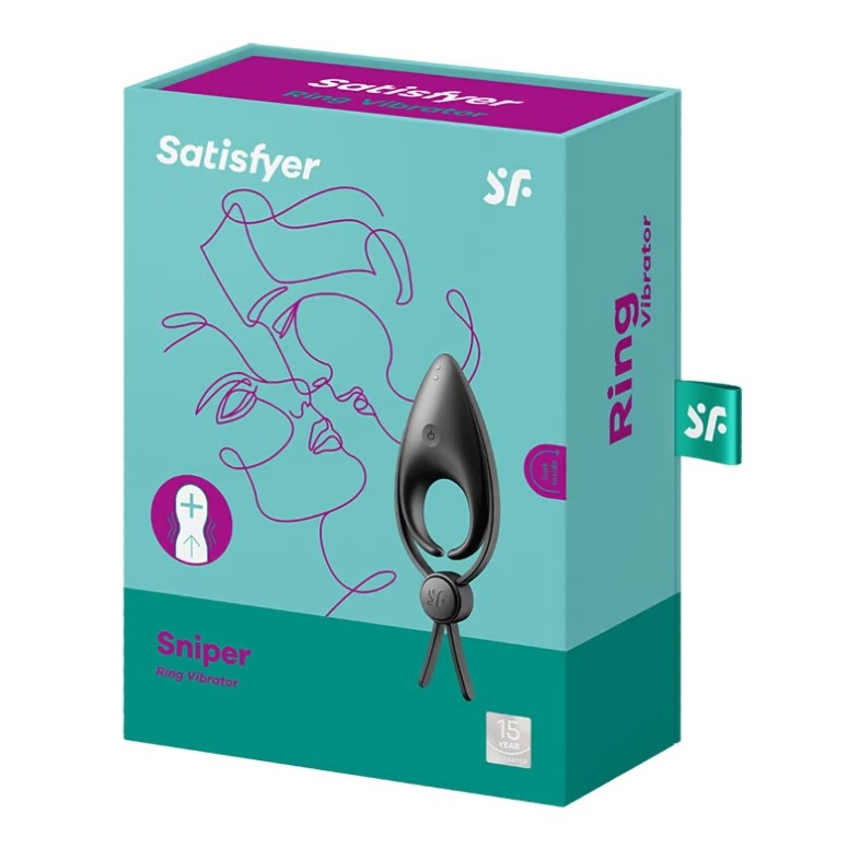 Satisfyer Sniper Vibro Ring - Black