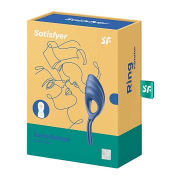 Satisfyer Swordsman Vibro Ring - Blue