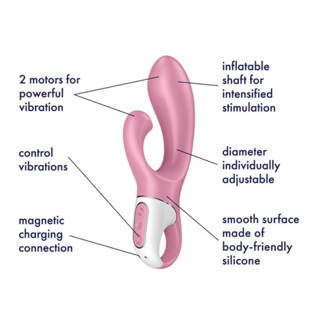 Satisfyer Air Pump Bunny 2 - Pink