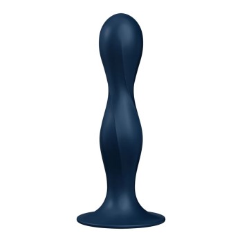 Satisfyer Double Ball-R Dildo - Dark Blue