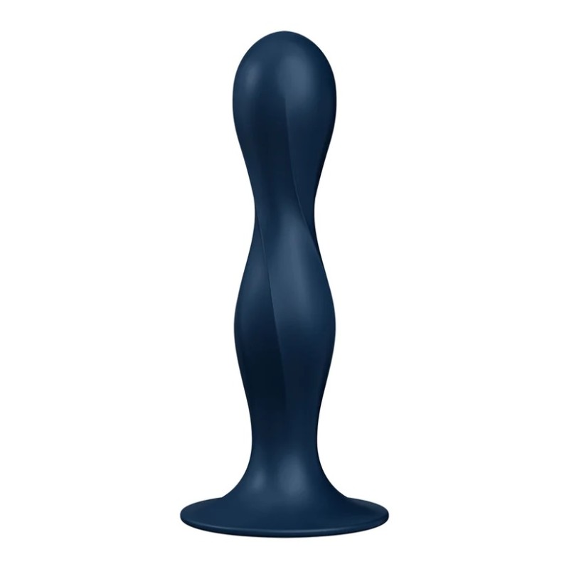 Satisfyer Double Ball-R Dildo - Dark Blue