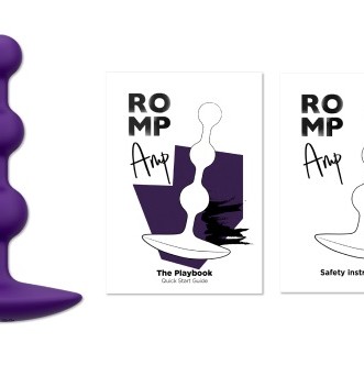 Romp Amp Anal Beads - Purple