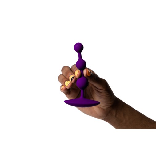 Romp Amp Anal Beads - Purple