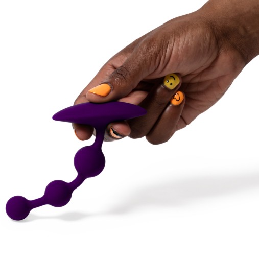 Romp Amp Anal Beads - Purple