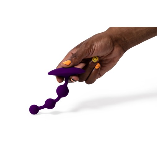 Romp Amp Anal Beads - Purple