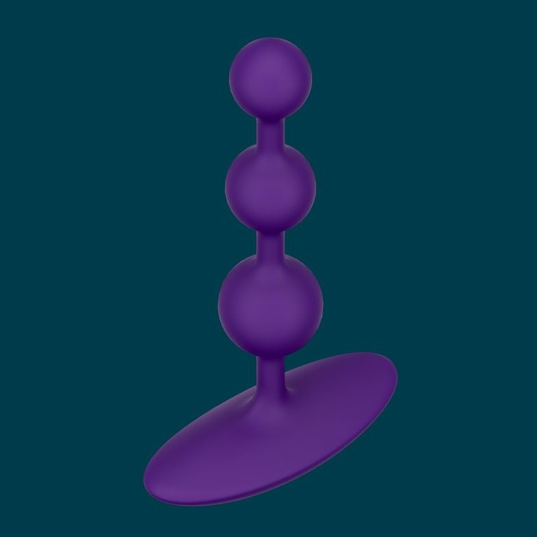 Romp Amp Anal Beads - Purple