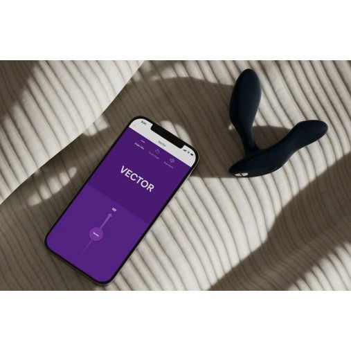 We-Vibe Vector Plus Vibrating Prostate Massager - Black