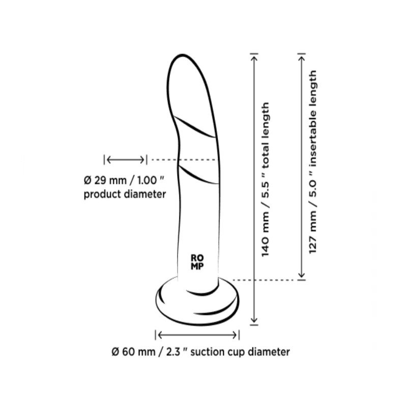 Romp Piccolo Dildo - Blue