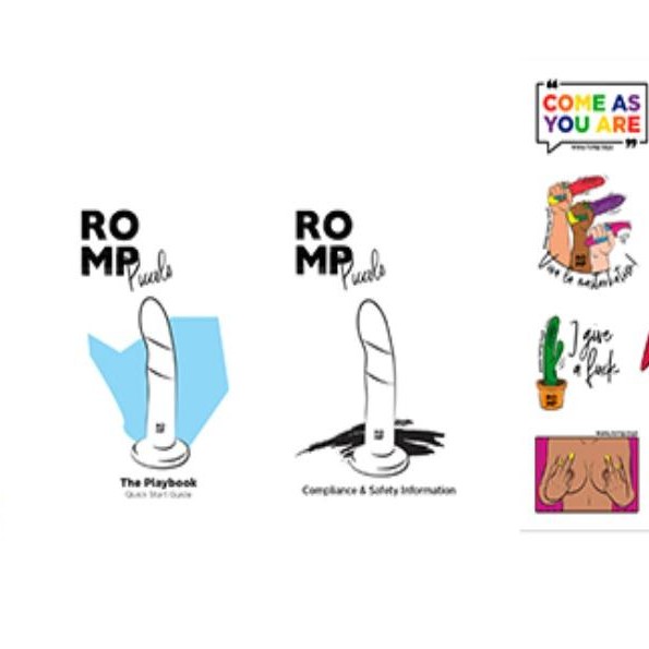 Romp Piccolo Dildo - Blue