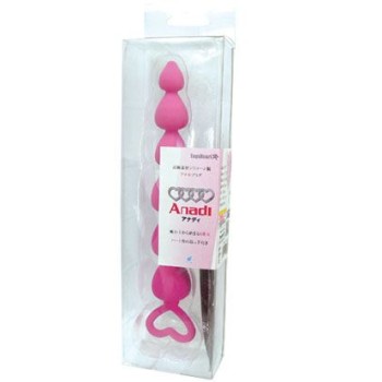 ToysHeart Anadi Anal Beaded Plug 17.5x2.3cm - Pink