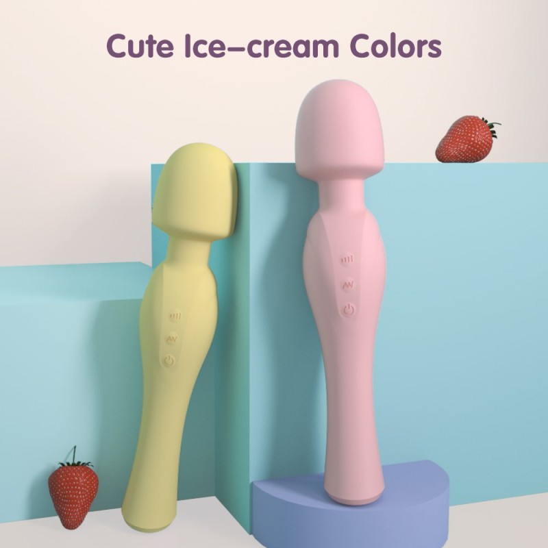 Drywell Blossom Wand Massager - Yellow