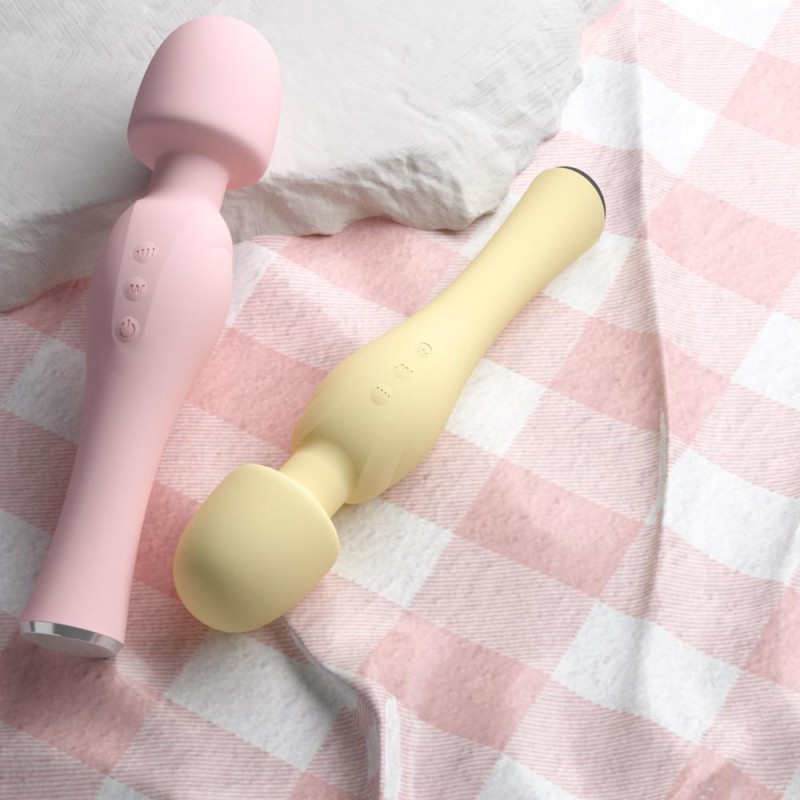 Drywell Blossom Wand Massager - Yellow