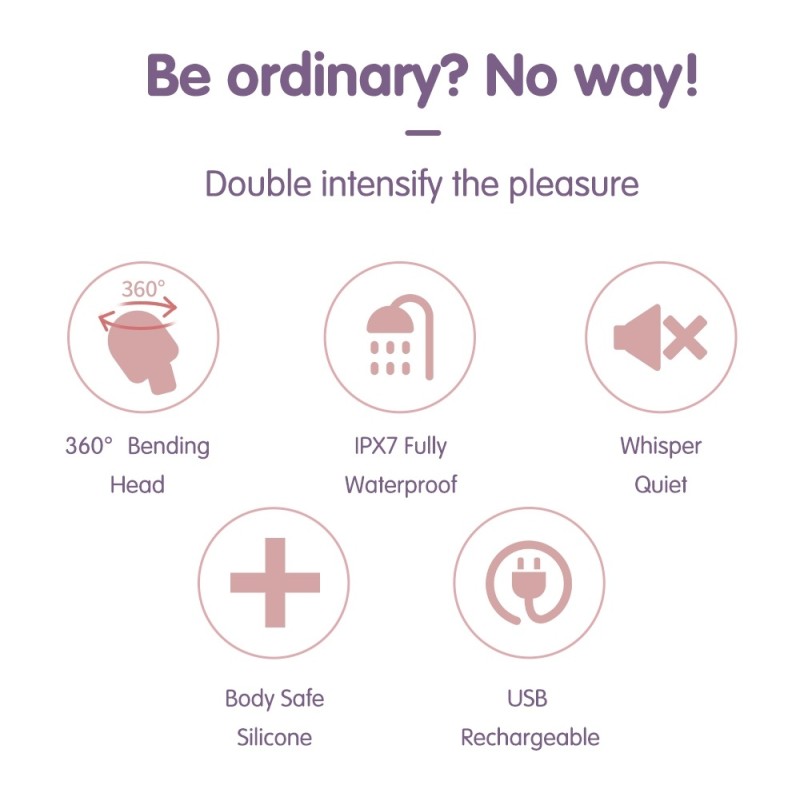 Drywell Blossom Wand Massager - Yellow