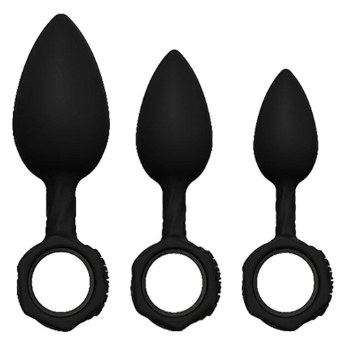 Bathmate Anal Training Vibro Plugs - Black