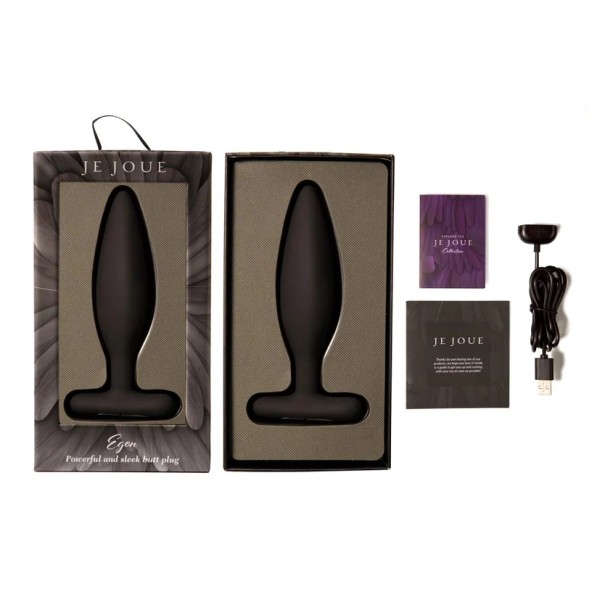 Je Joue Egon Vibro Butt Plug - Black
